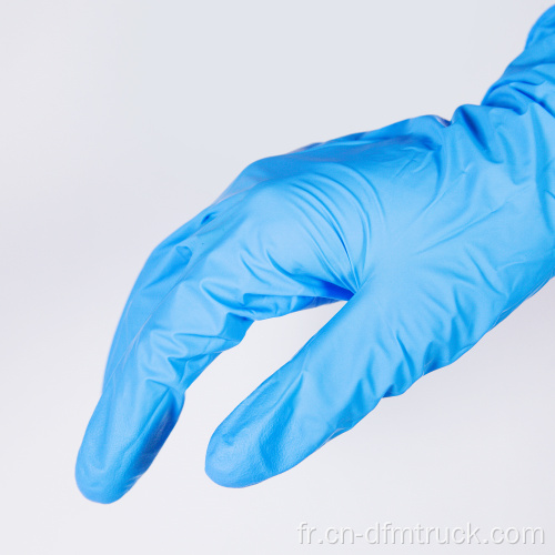 Vente chaude de gants de nitrile d&#39;examen jetables sans poudre